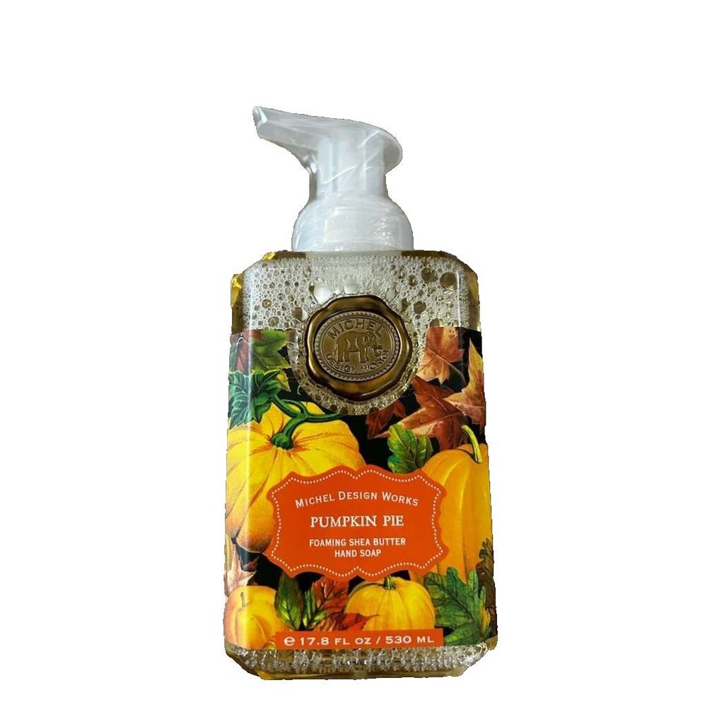 New Michel Design Works Foaming Shea Butter Hand Soap, 17.8-Ounce, Pumpkin Pie